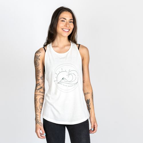 Polera Sin Mangas Mujer Baltra Blanca Burton