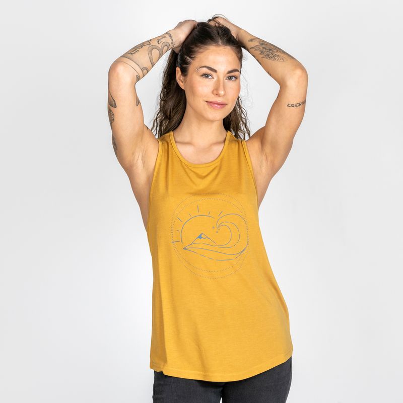 Camiseta Manga Corta Vivo Amarillo