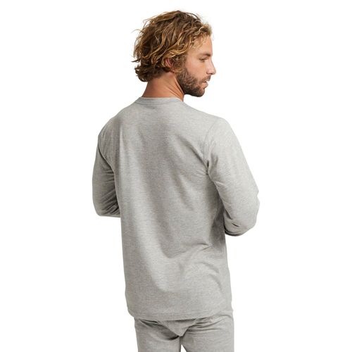 Primera Capa Polera Hombre Midweight Crew Gris Burton