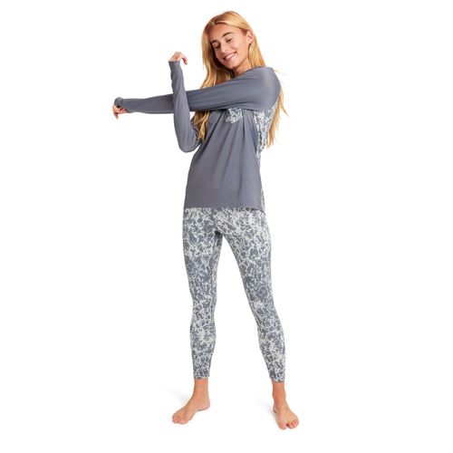 Pantalón Primera Capa Mujer Midweight Gris Burton