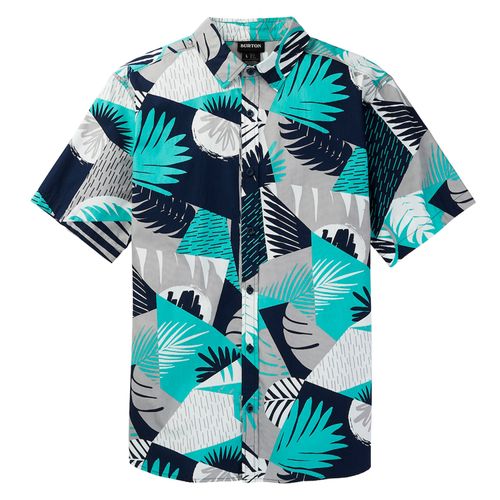 Camisa Manga Corta Hombre M Shabooya Camp Multicolor Burton