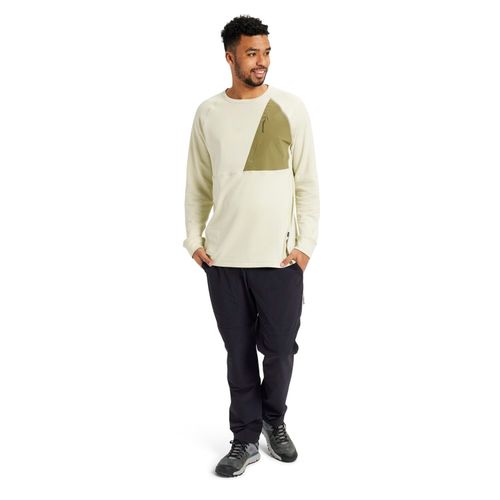 Polerón Hombre Multipath Grid Crewneck Verde Burton