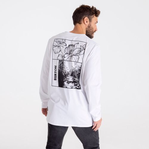 Polera Hombre Forager II Blanca Burton