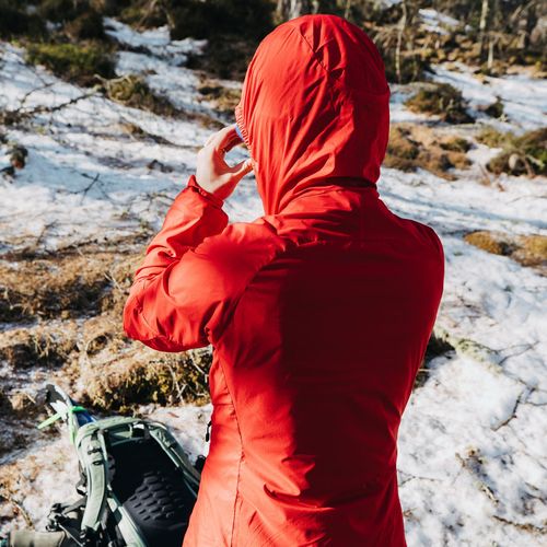 Parka Mujer [ak] Dispatcher Ultralight Rojo Burton