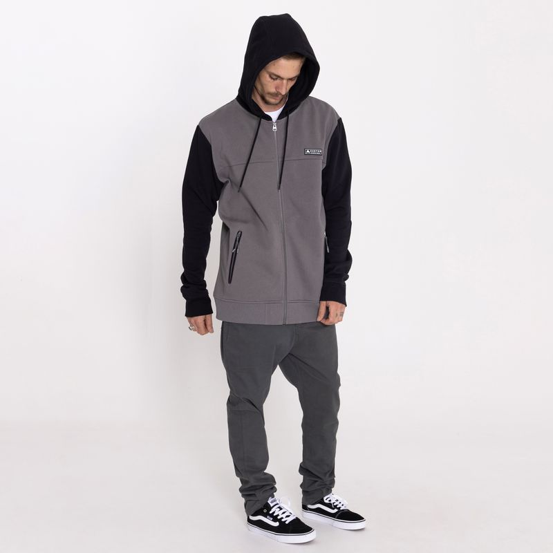 Poleron-Hombre--Quarters-Charcoal-Burton