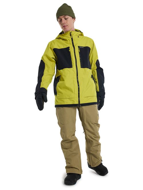 Chaqueta Hombre Impermeable Frostner Amarilla Burton