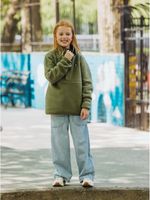 POLAR-NIÑO-CINDER-ANORAK-VERDE-BURTON
