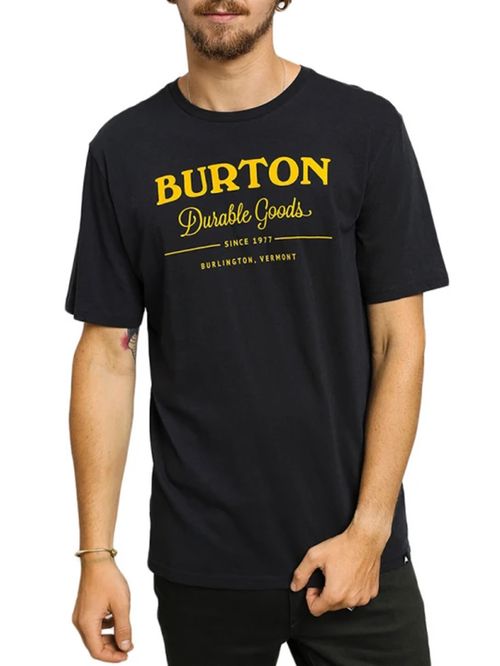 Polera Manga Corta Unisex Durable Goods Negra Burton