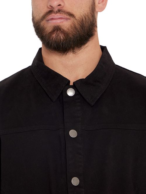 CAMISA MANGA LARGA HOMBRE NEGRA BURTON