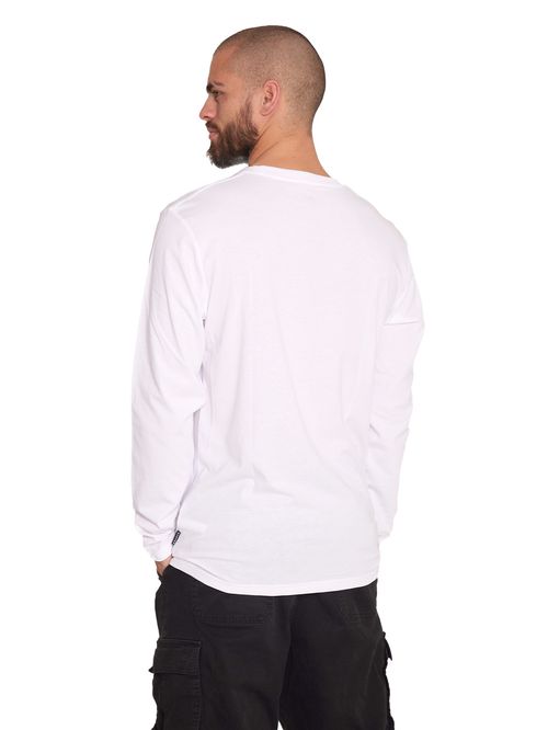 POLERA MANGA LARGA HOMBRE BLANCA BURTON