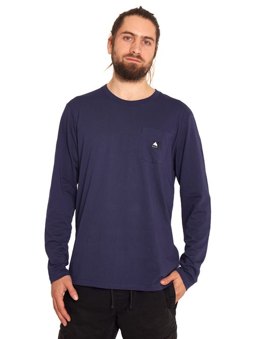 POLERA MANGA LARGA HOMBRE AZUL BURTON