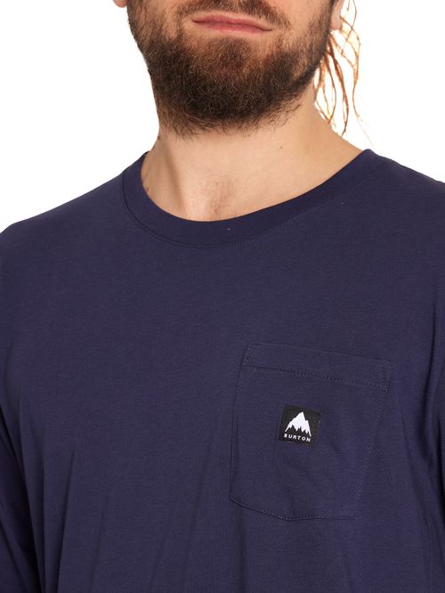 POLERA MANGA LARGA HOMBRE AZUL BURTON