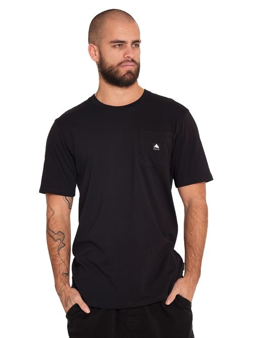 POLERA MANGA CORTA HOMBRE NEGRA BURTON