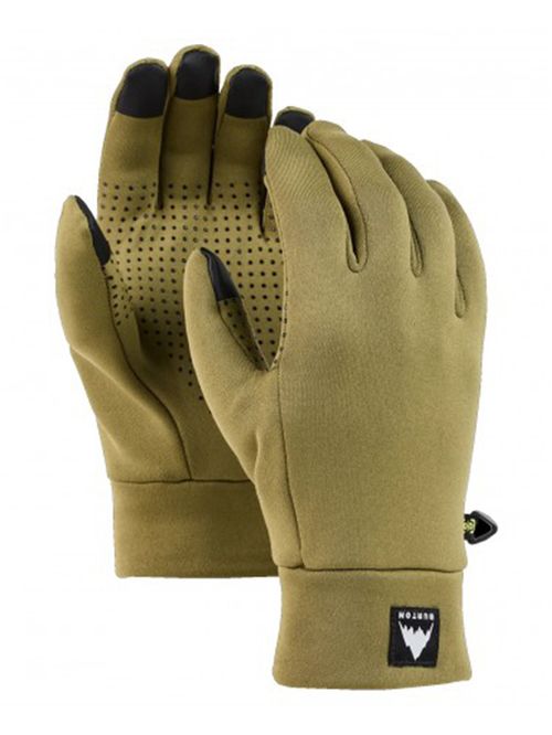 Guantes Hombre Powerstrech Liner Verdes Burton