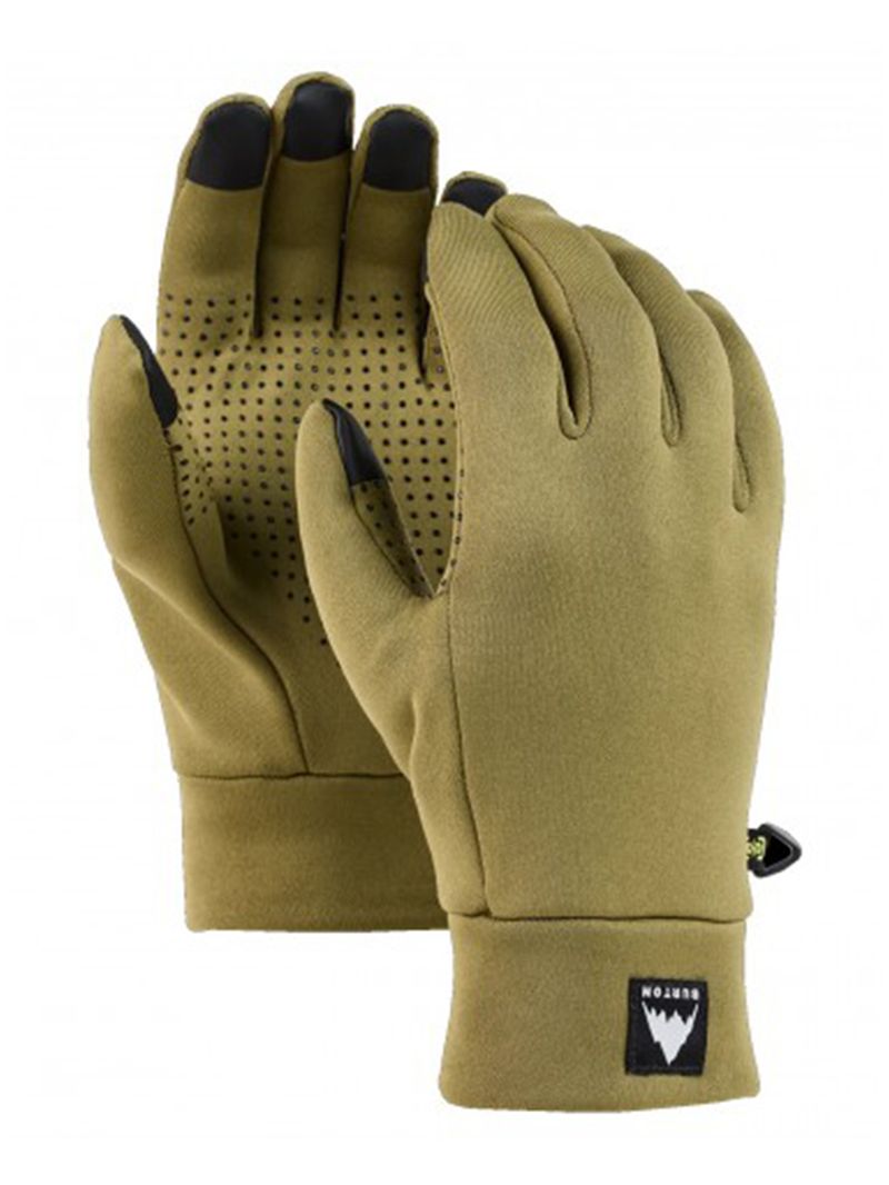 Guantes-Hombre-Powerstrech-Liner-Verdes-Burton