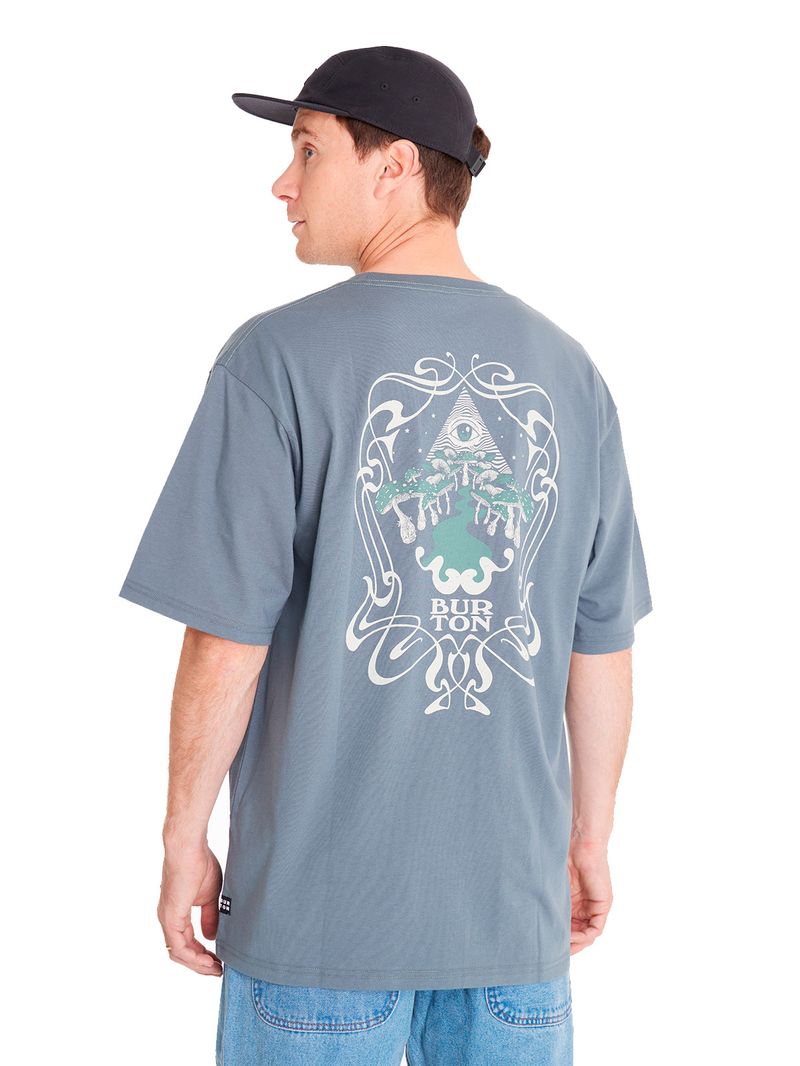 Polera m/c Hombre Shirt Short Sl Verde Burton