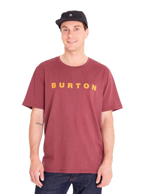 Polera Manga Corta Hombre Horizon Burdeo Burton