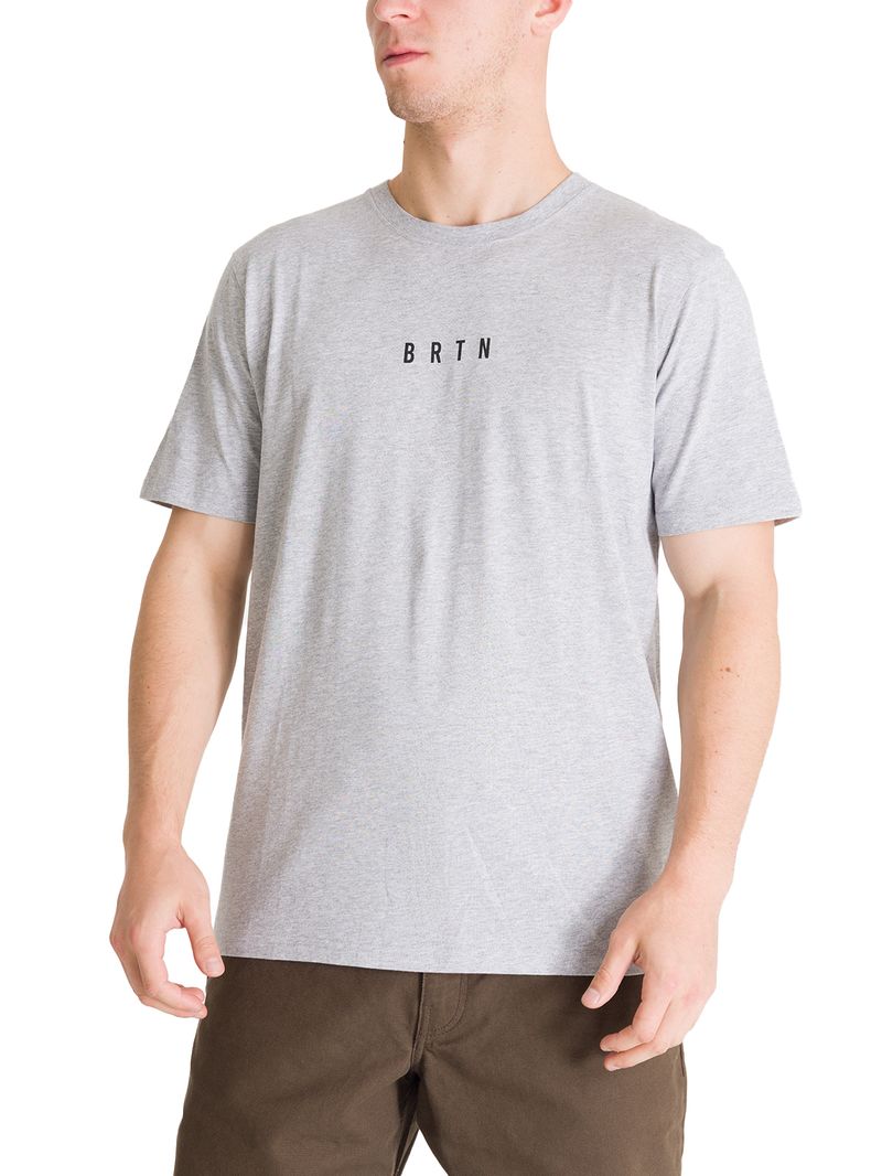 Polera Manga Corta Hombre Japow Gris Burton