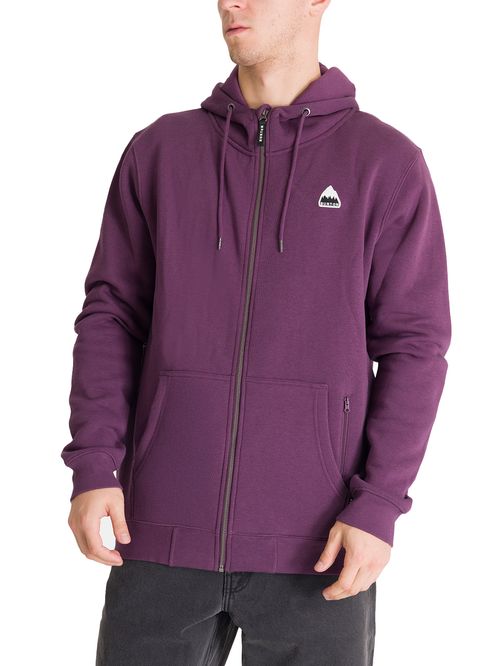 Poleron Hombre Mountain Patch Morado Burton