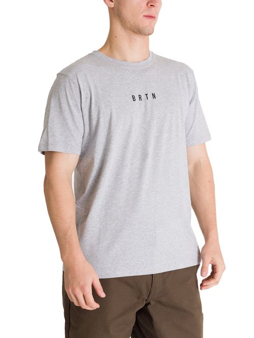 Polera Manga Corta Hombre Japow Gris Burton