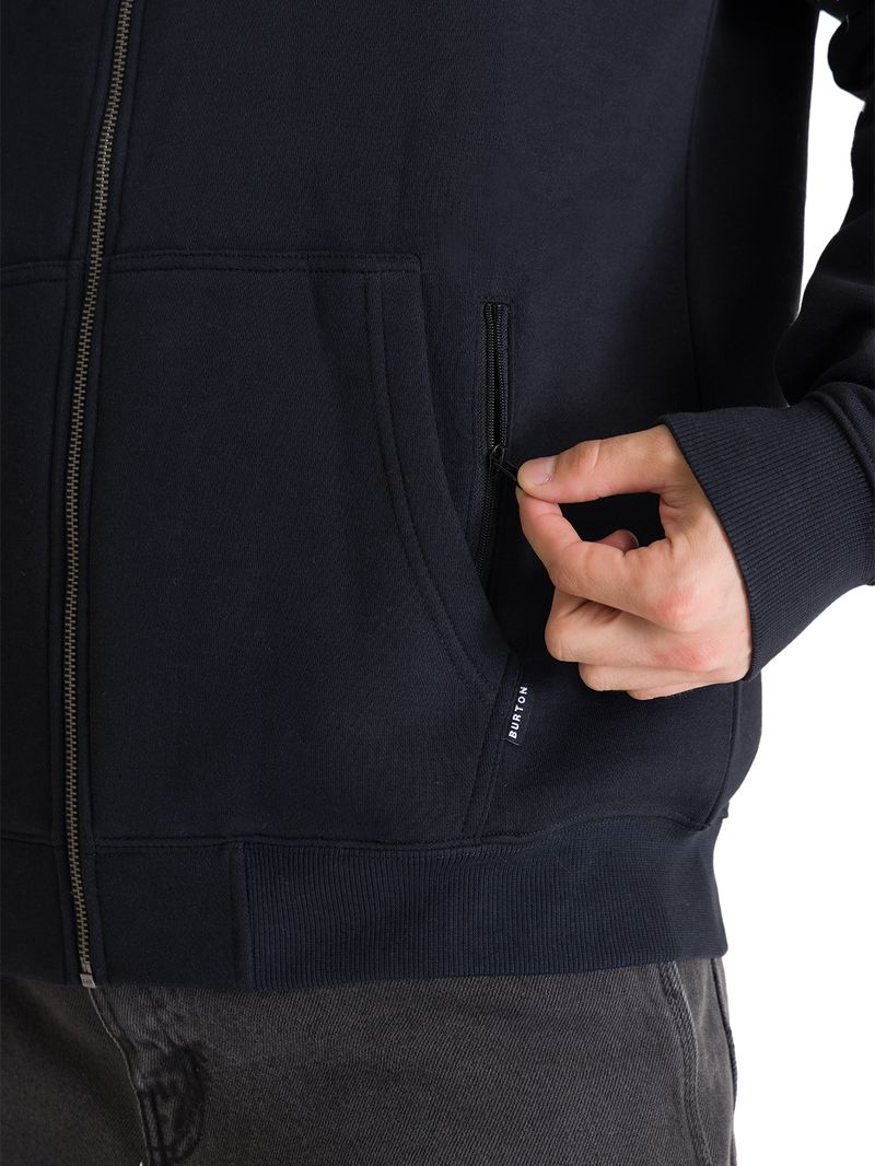 Poleron Hombre Mountain Patch Negro Burton