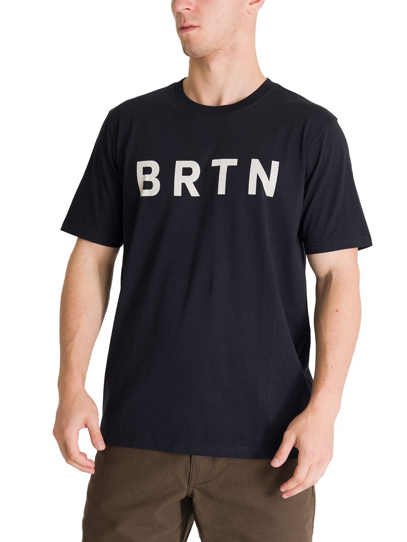 Polera Manga Corta Hombre BRTN Negra Burton