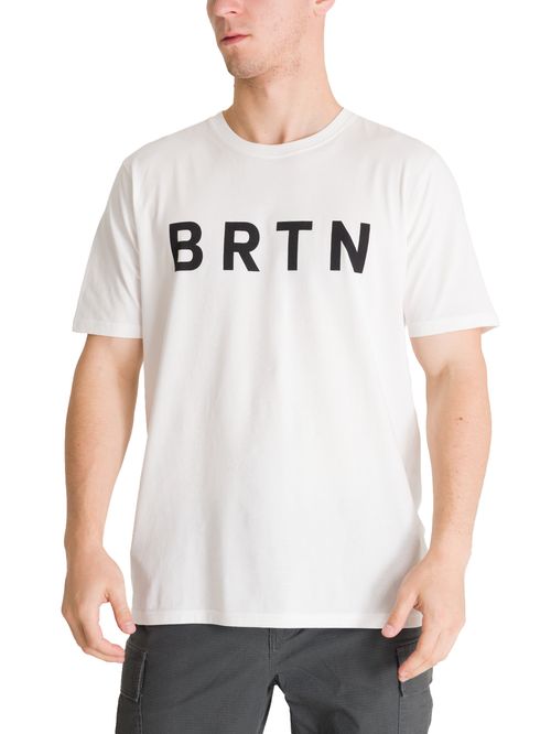 Polera Manga Corta Hombre BRTN Blanca Burton