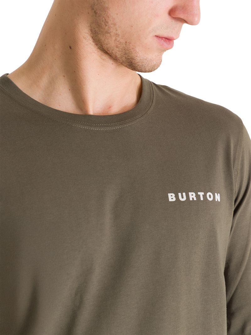 Polera-Manga-Larga-Hombre-Mini-Chest-Logo-Verde-Burton