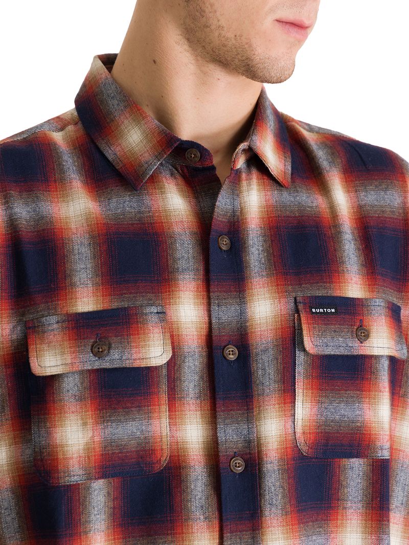 Camisa-m-l-Hombre-Flannel-Azul-Burton