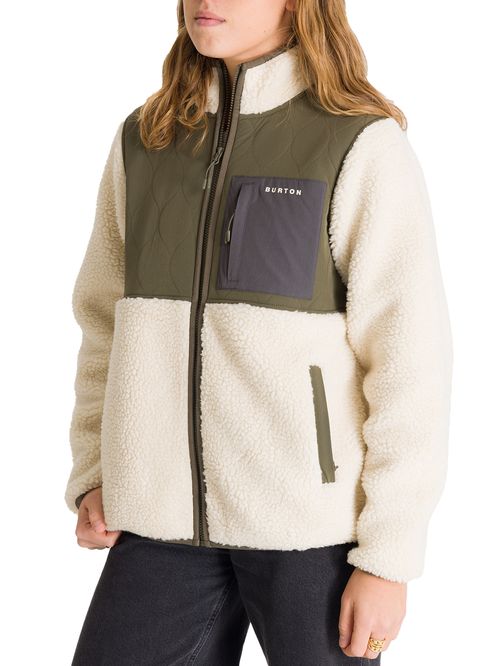 Polar Mujer Sherpa Block Bond Beige Burton