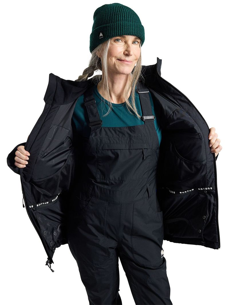 Parka-Nieve-Mujer-Gore-Pillwln-Negro-Burton