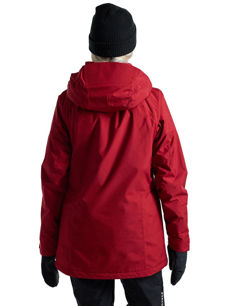 Parka Nieve Mujer Gore Pillowline Rojo Burton