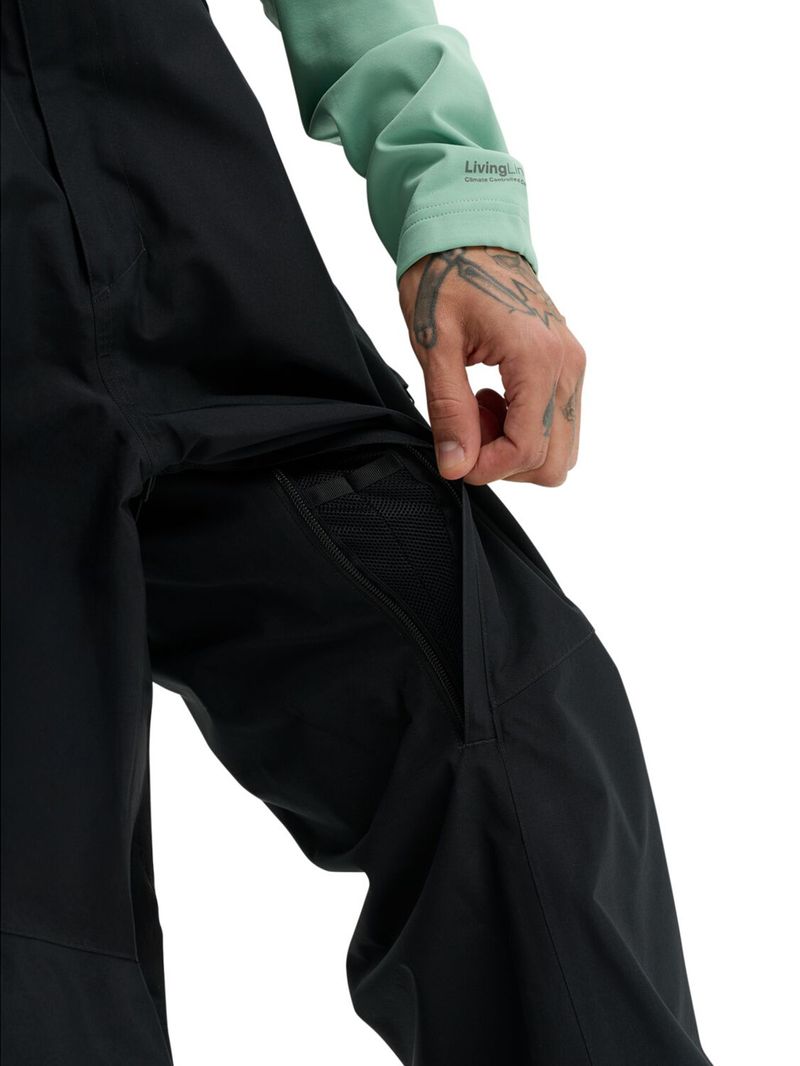 Pantalon de nieve Hombre Reserve 2L Relax Bib Negro Burton