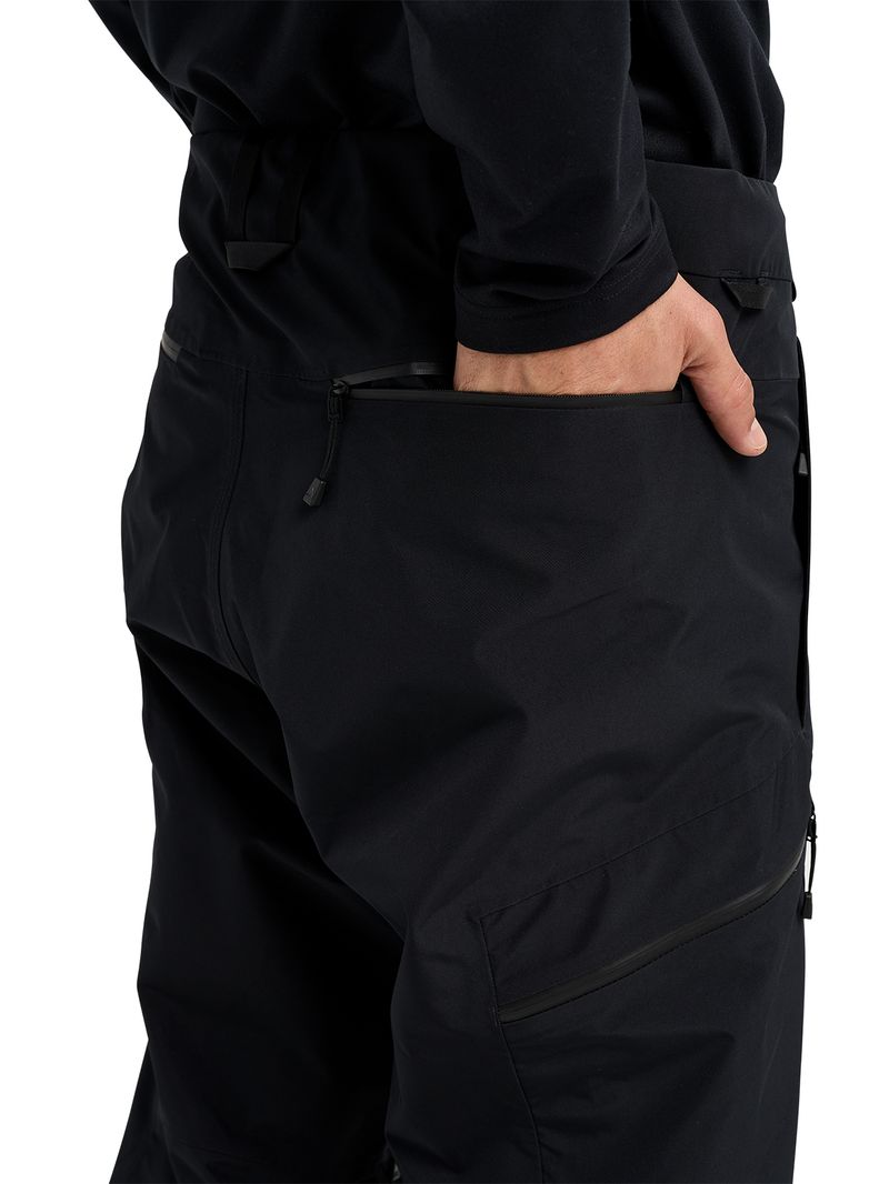 Pantalon de nieve Hombre Reserve Goretex 2 Pt Negro Burton