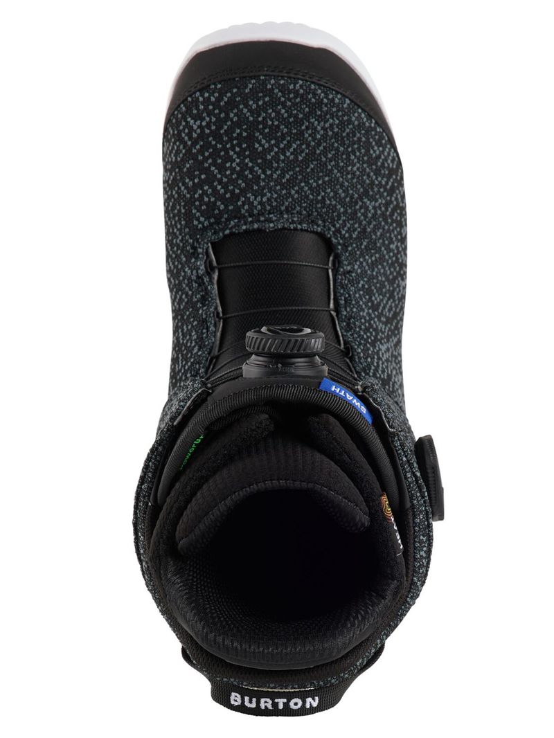 Bota de Snowboard Hombre Swath BOA Negro Burton