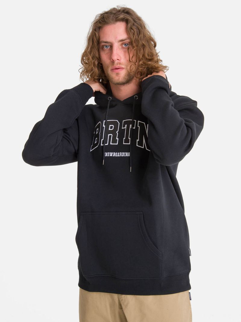 Poleron-Hombre-College-Hoodie-Negro-Burton