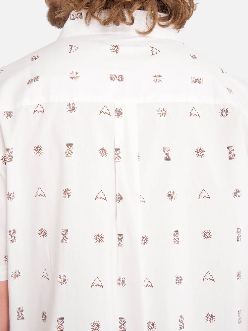 Camisa m/c Hombre Valley Blanco Burton