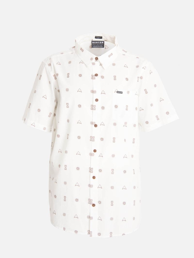 Camisa m/c Hombre Valley Blanco Burton