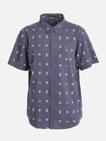 Camisa m/c Hombre Valley Azul Burton