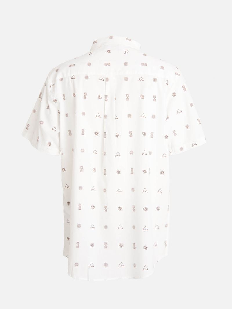 Camisa m/c Hombre Valley Blanco Burton