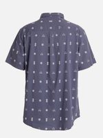 Camisa m/c Hombre Valley Azul Burton