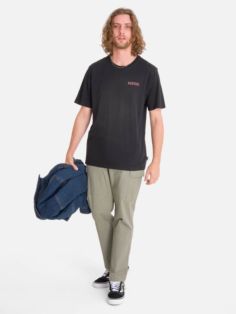 Polera m/c Hombre Vermont Negro Burton