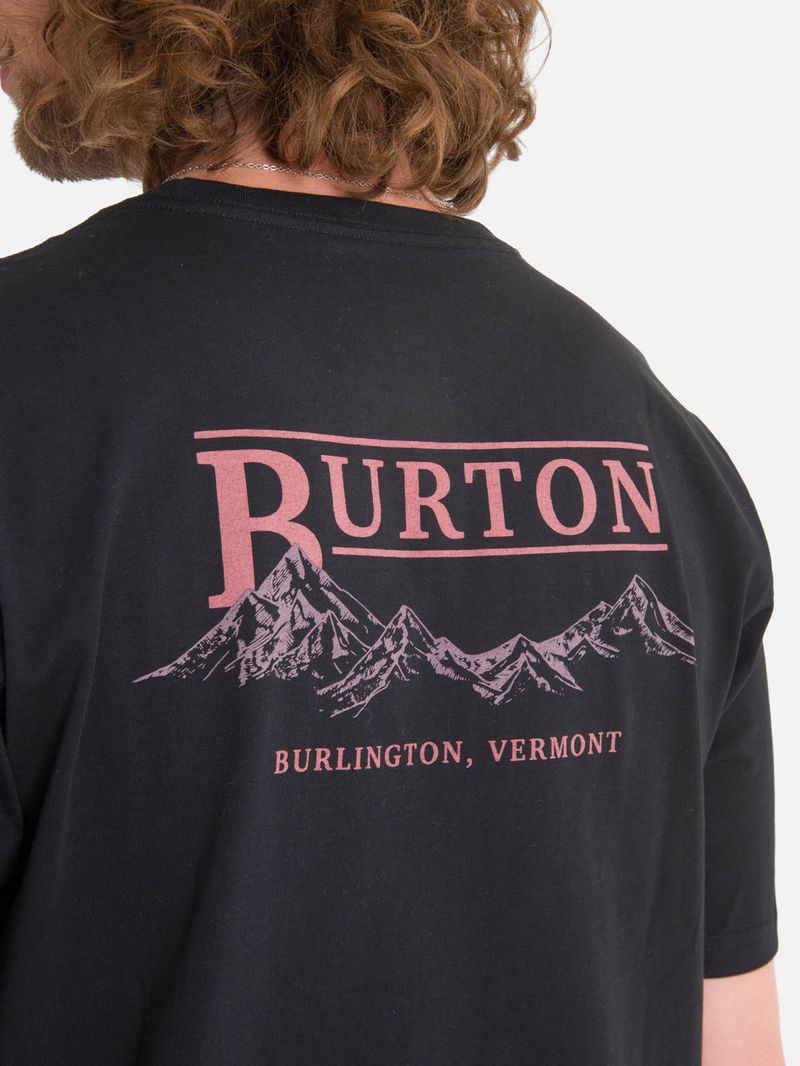 Polera m/c Hombre Vermont Negro Burton