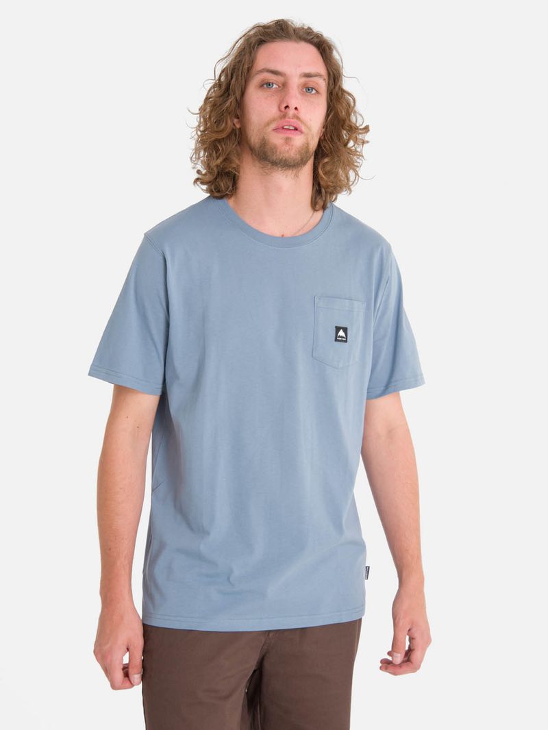 Polera m/c Hombre Colfax tee Azul Burton