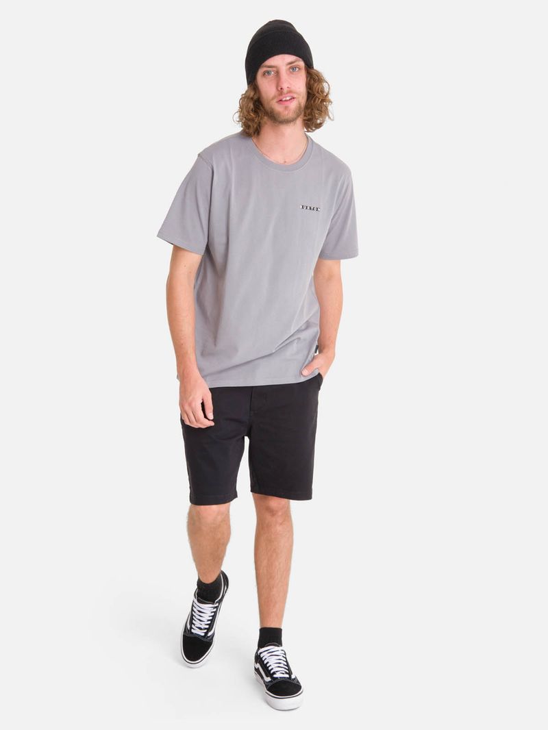 Polera m/c Hombre Skull tee Gris Burton