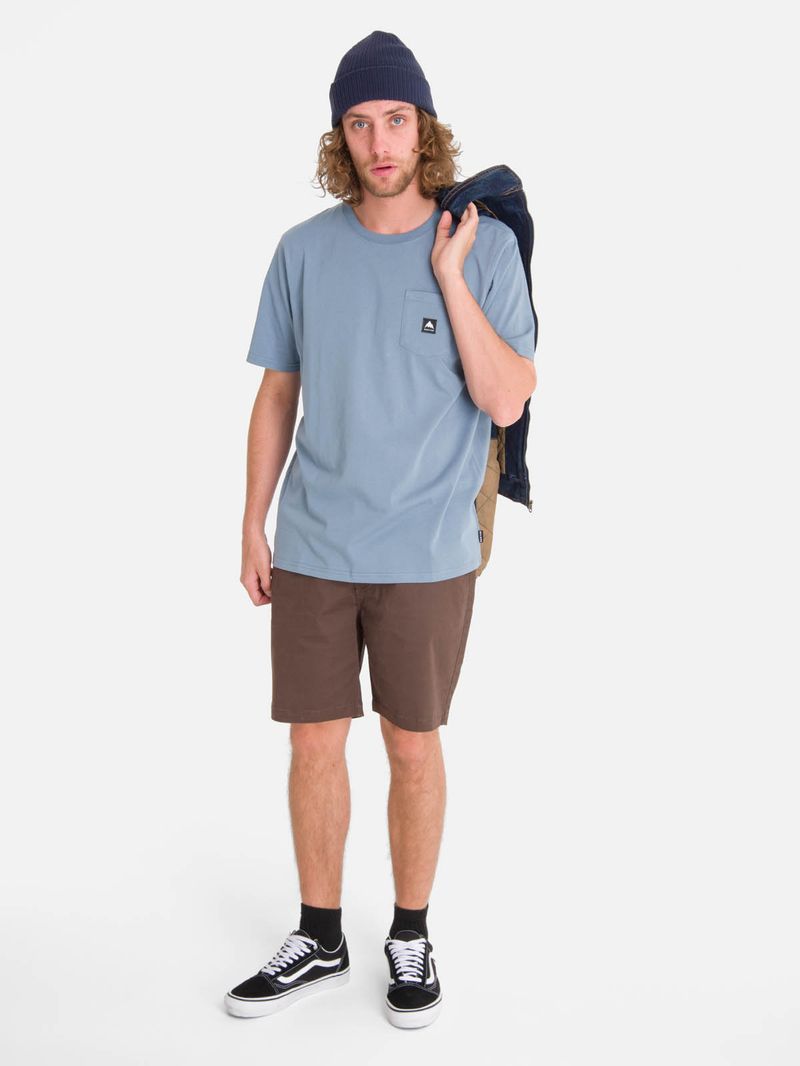 Polera m/c Hombre Colfax tee Azul Burton