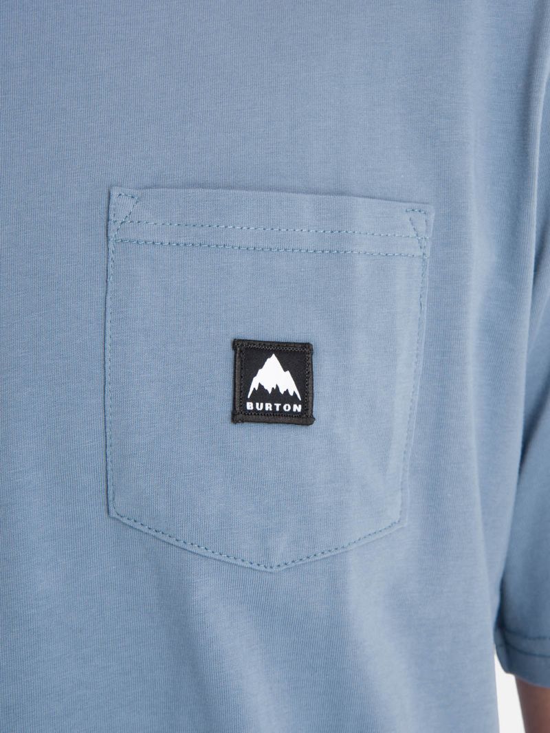Polera m/c Hombre Colfax tee Azul Burton