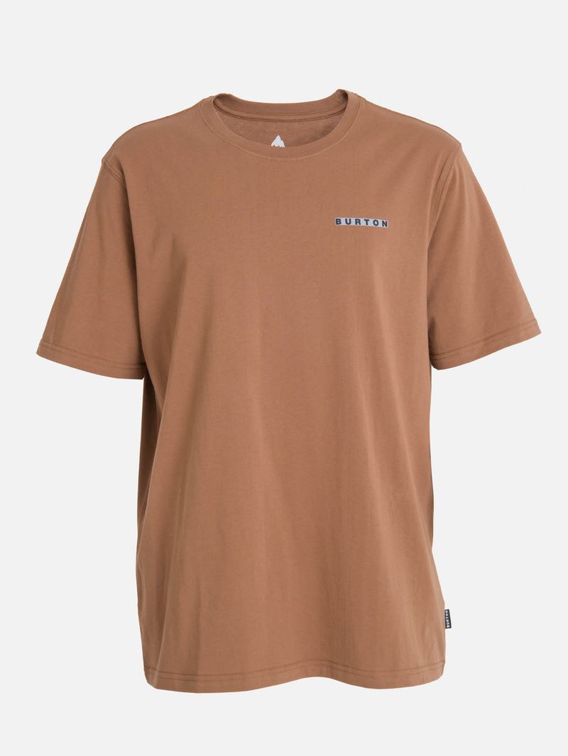 Polera m/c Hombre Skull tee Café Burton