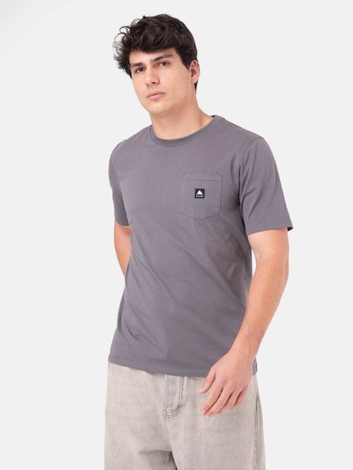 Polera M/C Hombre Colfax Gris Burton