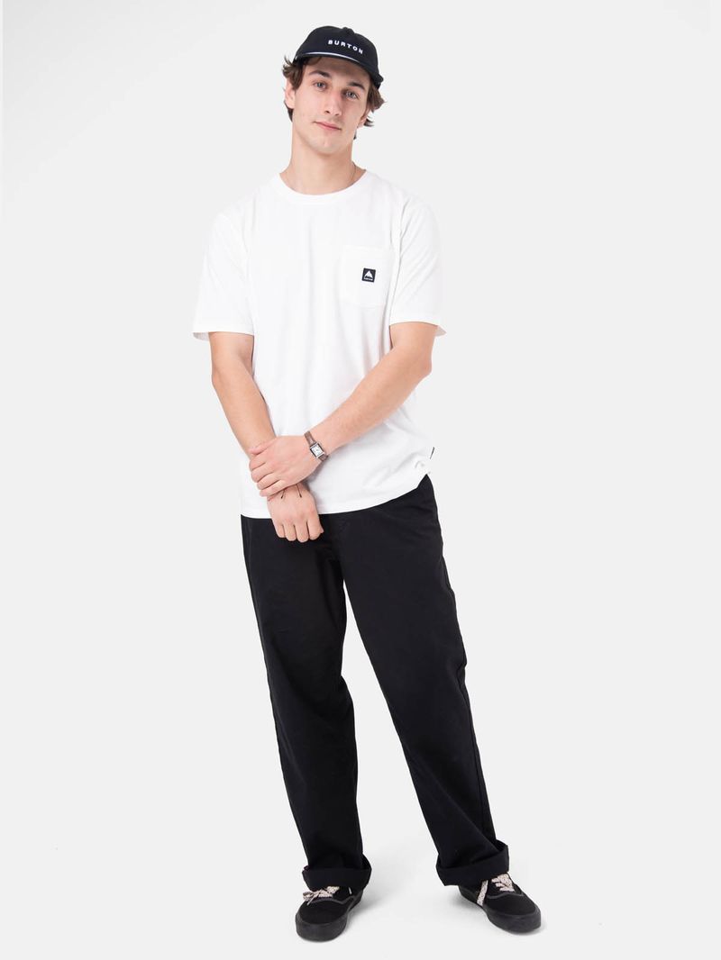 Polera M/C Hombre Colfax Blanco Burton